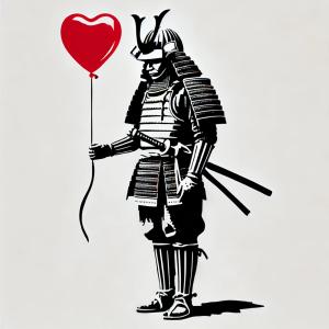 平和 ピース 侍 現代アート ポスター アート...の詳細画像5