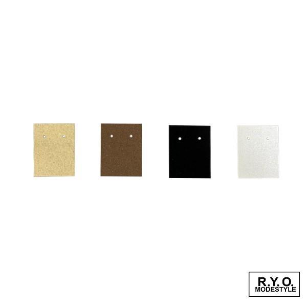 ピアス台紙　S　紙　オリジナル　OEM　ＬOGO入れ無料　国産　100枚　Ｗ30ｘ40ｍｍ