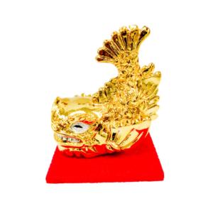 金鯱 置物 1頭 陶器 金メッキ セラミック 名古屋 おみやげ お土産 愛知