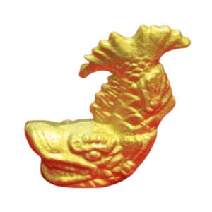 クリスタル 置物 3D 金鯱 名古屋城 オブジェ インテリア 立体彫刻