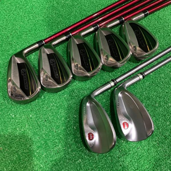 PRGR アイアン7本セット RED 6789P M35（flexR2）&amp; egg AS,S M37...