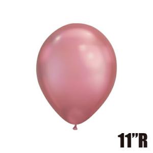 クオラテックス バルーン風船11インチ25個入り 単色クロームモーブ 世界最高品質ゴム風船 メタリック