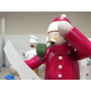 木のおもちゃ ドイツ 木製 知育玩具 即日発送可能煙だし人形 アドヴェントのサンタ