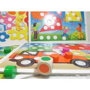 木のおもちゃ ドイツ 知育玩具 ゲーム・クイップス 色合わせ 知育ゲーム