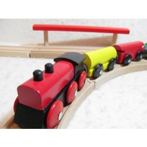 ミッキィ社 MICKI 汽車セット 大きな街 木のおもちゃ 木製レール 汽車