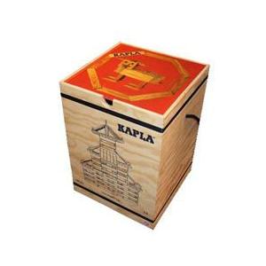 KAPLA 知育玩具 280ピース 木製ブロック KAPLA KAPLA（カプラ） KAPLAブロック280+白木アートブック 茶