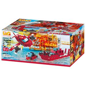 【ポイント10倍！】知育玩具 ラキュー・ハマクロンコンストラクター・ファイヤーステーション（LaQ ...