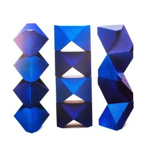 ネフ社の積木　タワ　青