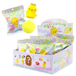 おふろでぴより〜なバスボール（24個入りBOX）  レモンの香り    ぴよりーな 入浴剤｜omochayasannosouko