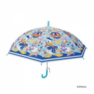 ディズニードナルド＆デイジー ジャンプ傘2　キッズ55cm　[108383]