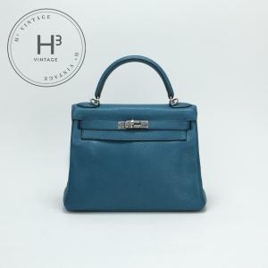 エルメス HERMES ケリー32 内縫い □R刻 クレ SV金具 トゴ レディース ショルダーバッグ エルメス HERMES ケリー32 内縫い □R刻 クレ SV金具 トゴ レディース