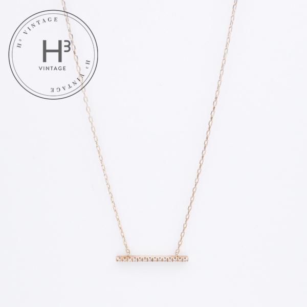 ヒロタカ Hirotaka Trapeze ネックレス ペンダント チョーカー K10 イエローゴー...
