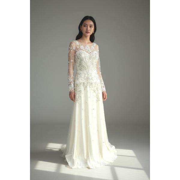 ジェニーパッカム Jenny Packham apache アパッチ スレンダーライン ウェディング...