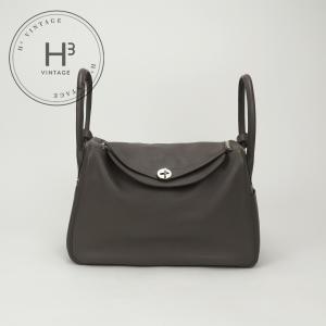 エルメス HERMES リンディ34 リンディ 34 バッグ トートバッグ ショルダーバッグ エバーカラー エタン Etain グレー Gray