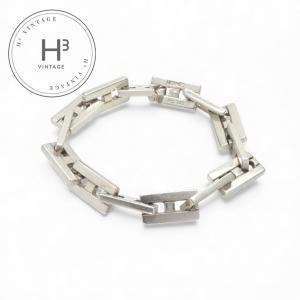 エルメス HERMES ヘラクレス ブレスレット バングル カフ 925 銀