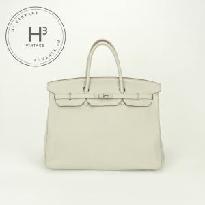 エルメス HERMES バーキン40 バーキン 40 バッグ トートバッグ トリヨンクレマンス パールグレー Pearl Gray グレー Gray