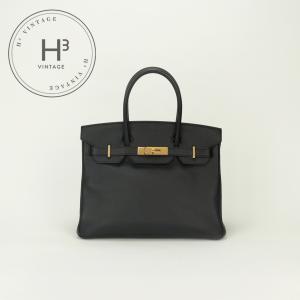 エルメス HERMES バーキン30 バーキン 30 バッグ トートバッグ エプソン ノワール Noir ブラック Black 黒 ゴールド金具