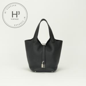 エルメス HERMES ピコタンロックPM PM ピコタンPM ピコタンロック18 バッグ トートバッグ トリヨンクレマンス ノワール