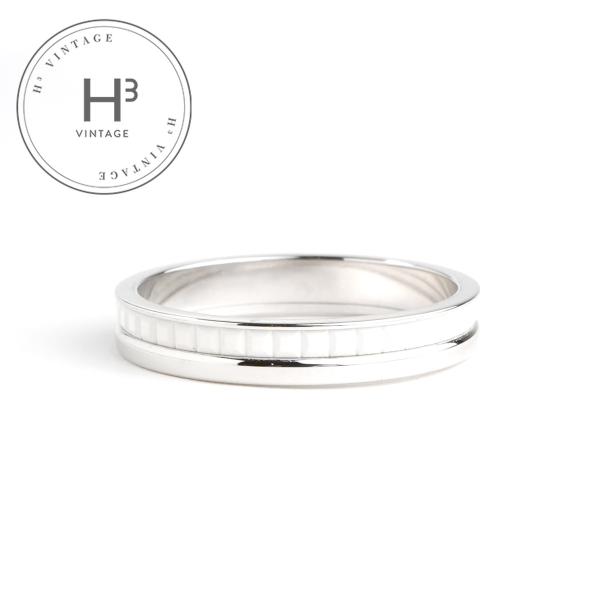 ブシュロン BOUCHERON キャトル ダブルホワイト リング ハーフ キャトルリング ダブルホワ...