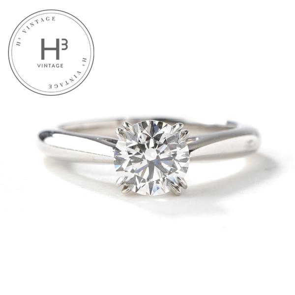 ハリーウィンストン HARRY WINSTON ラウンドカット・ソリティア・リング Solitair...