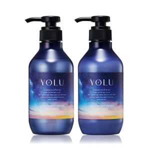 YOLU ヨル ディープナイトリペア シャンプー トリートメント セット ボトル 400ml 夜間美容 ヘアケア ノンシリコン メンズ レディース