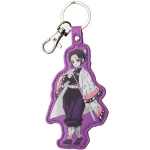 鬼滅の刃　レザーキーホルダー　胡蝶しのぶ　こちょうしのぶ　T-KMTP-07