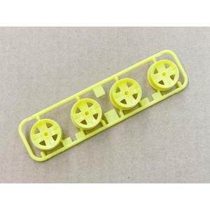 ミニ四駆 大径ハードスリックタイヤ 蛍光オレンジ ばら売り : おもちゃ