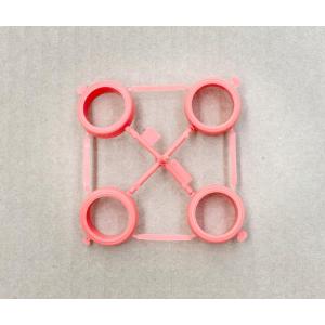 ミニ四駆 小径3本スポークホイール 蛍光イエロー ばら売り