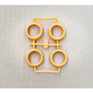 ミニ四駆 大径ナローバレルタイヤ ブラック ばら売り : おもちゃの