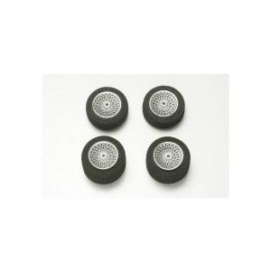 ミニ四駆 15547 EZシャーシ スパイクタイヤ＆ホイールセット