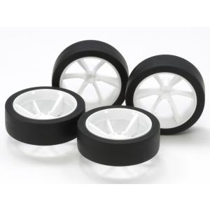 ミニ四駆スーパーハード小径ナロータイヤカーボン強化３本スポーク 120セット GP543 スーパーX・XX スーパーハード小径ナロータイヤ(24mm