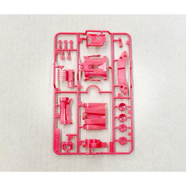 FM‐Aシャーシ用Ａパーツ　ギヤカバー　レッド　赤　ミニ四駆　バラ売り
