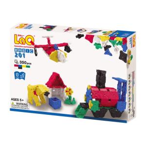 LaQラキュー　ベーシック２０１　３５０ピース　知育玩具　日本製パズルブロック｜omokimu-laq