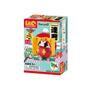LaQラキュー　日本コレクション　達磨　９０ピース　知育玩具　日本製パズルブロック
