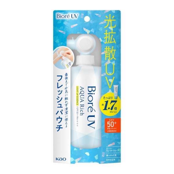 ビオレ Bior〓 UＶ アクアリッチ ライトアップエッセンス フレッシュパウチ 120ｇ
