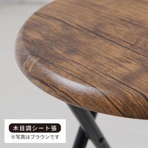 ヴィンテージチェア ブラウン 茶 折りたたみ椅...の詳細画像3