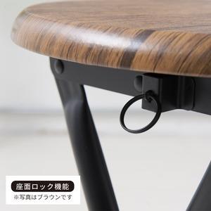 ヴィンテージチェア ブラウン 茶 折りたたみ椅...の詳細画像4