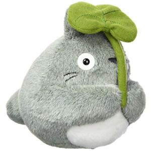 スタジオジブリ となりのトトロ ふんわりお手玉 M 大トトロ 葉っぱ持ち ぬいぐるみ 高さ16cm