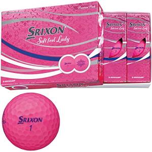 ダンロップ ゴルフボール SRIXON SOFT FEEL LADY 2021年モデル 1ダース(12個入り) パッションピンク SNSFL5P｜omoshirock