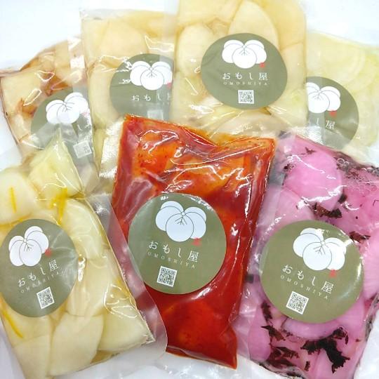 大根漬おすすめ7種(各200g入)/ ゆず大根 かつお大根 いしる大根 しその葉入り キムチ 大根千...