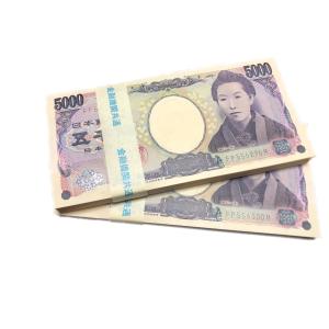 ５千円 札束 H 2束セット 5千円札 5000円 お金 財布 ダミー札束