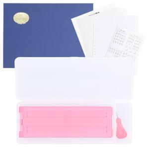 点字器 n632 視覚障害者 道具 点字器具セット 小型 6行32マス仕様