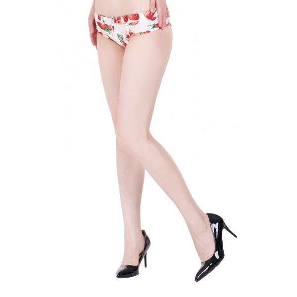 イチゴ柄 ニット ローライズ Tバック ホットパンツ ショートパンツ SB65