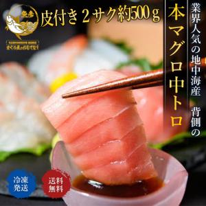 【特別な贈り物】特選 本マグロ 中トロ柵 約500g 鮪 まぐろ 冷凍 極上 刺身 ギフト プレゼント おすすめ No.1