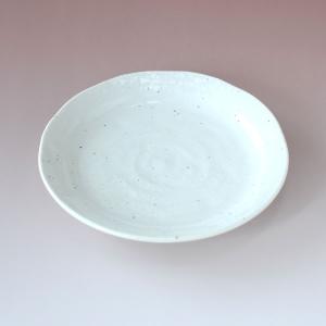 雪粉引 5.0皿 / 食器 丸皿 リム型 取り皿...の商品画像