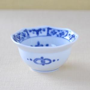 間取小花 八角珍味鉢 藍凛堂 / 食器 珍味鉢 豆鉢 つまみ鉢 一品鉢 八角形 染付 美濃焼