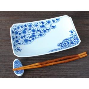 雲竜唐草 焼き物皿 藍凛堂 / 食器 長角皿 ...の詳細画像1
