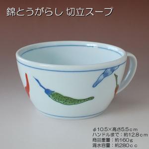 錦とうがらし 八角小鉢 / 食器 唐辛子柄 小鉢 ボール 白磁 転写 上絵