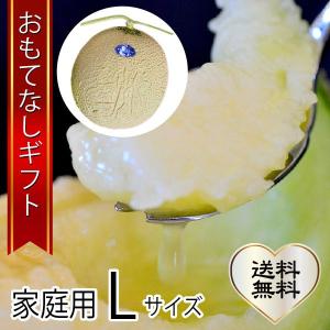 おもてなしギフト 家庭用マスクメロン 名倉メロン農場 メロン職人名倉正司が育てた一木一果の家庭用ギフトのマスクメロン Lサイズ