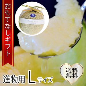 おもてなしギフト 進物用マスクメロン 名倉メロン農場 メロン職人名倉正司が育てた一木一果の進物用ギフトのマスクメロン Lサイズ